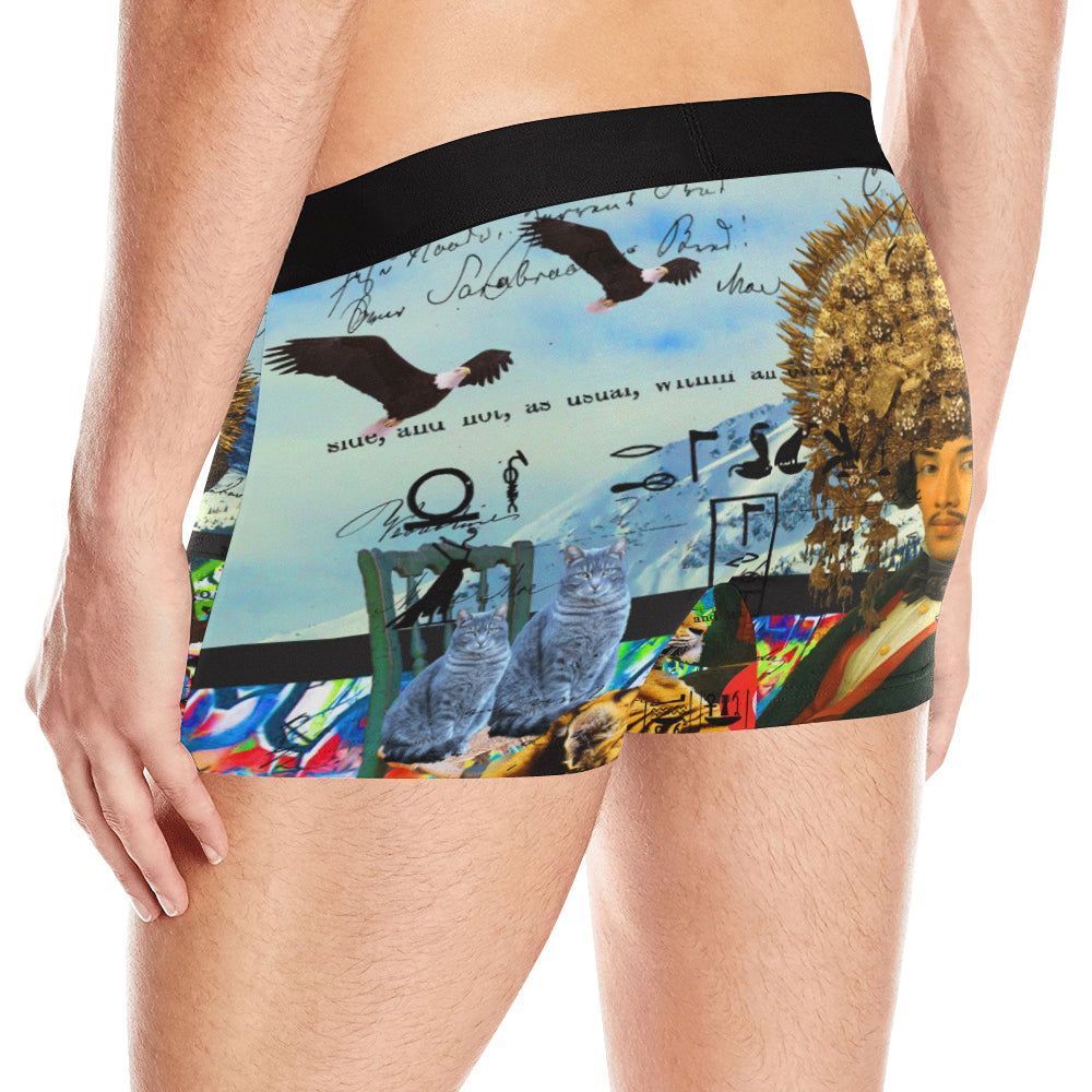 THE EMPEROR OF SNOWY MOUNTAIN III Men's All Over Print Boxer Briefs